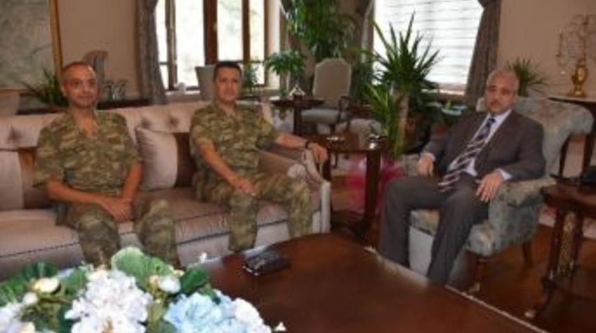 Yeni Tugay Komutanından Vali G&uuml;ven&ccedil;er&rsquo;e Ziyaret