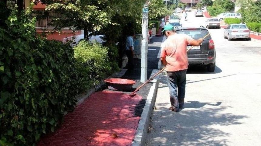 &ldquo;&ccedil;ankaya Kaldırımı&rdquo; Sayesinde Birlik Mahallesi De Renkli Hale Getirildi