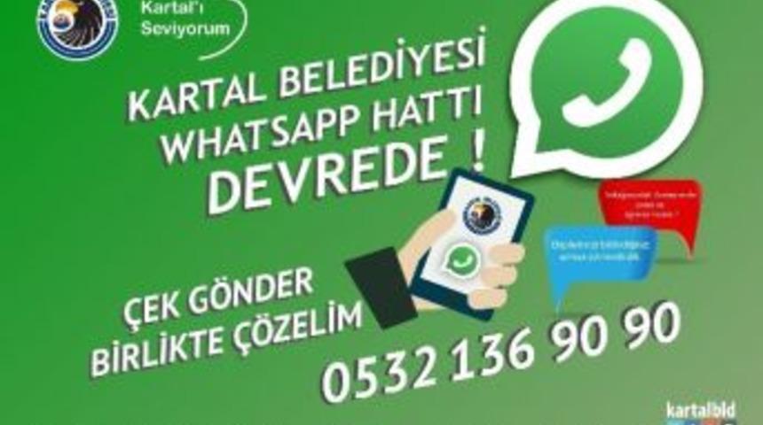 Kartal Belediyesi Whatsapp Hattı İle Sorunlara &Ccedil;&ouml;z&uuml;m &Uuml;retiyor