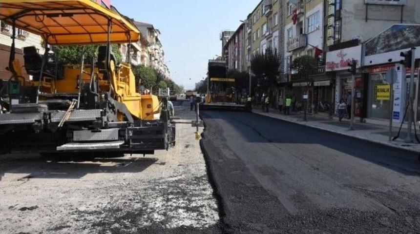 Bulvarlarda Asfaltlama Aralıksız Devam Ediyor