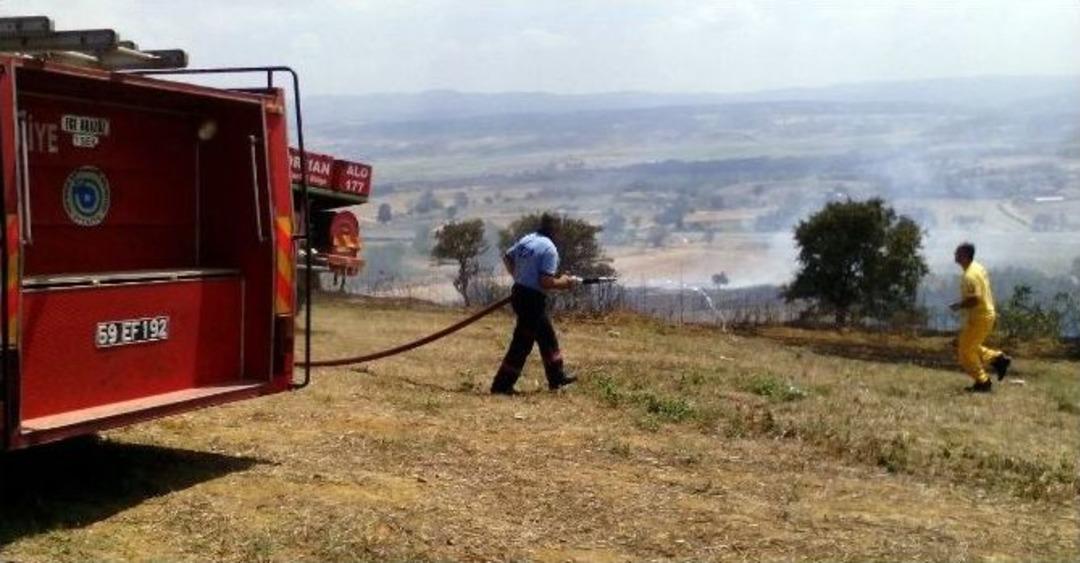 Anız Yangını Ormana Sı&ccedil;ramadan &Ouml;nlendi