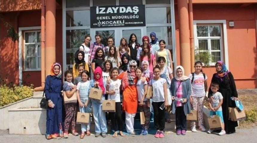 İzaydaş, T&uuml;gva Yaz Okulu &Ouml;ğrencilerini Ağırladı