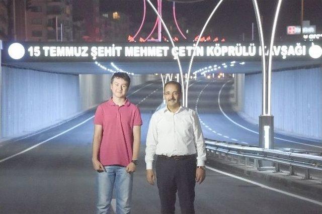 Uşak’ta 15 Temmuz Şehit Mehmet Çetin Köprülü Kavşağı Hizmete Açıldı