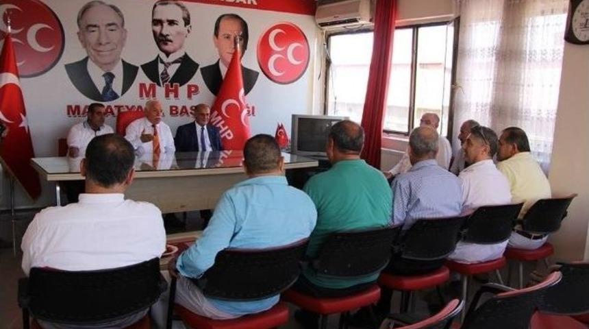 Başkan Erko&ccedil;&rsquo;tan Mhp&rsquo;li Erdem&rsquo;e Ziyaret