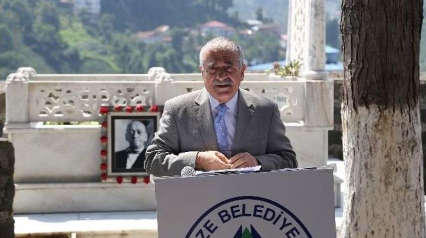 Rize&rsquo;nin Belediye Eski Başkanı Merhum Ekrem Orhon&rsquo;un 33. &Ouml;l&uuml;m Yıld&ouml;n&uuml;m&uuml;nde Rize&rsquo;de Anıldı