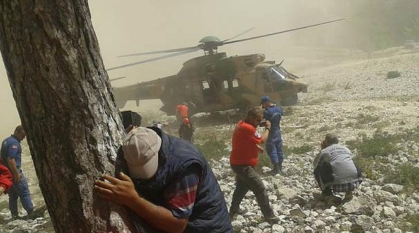 Kayseri'nin Yahyalı ilçesinde Mete Soylu 20 saat süren operasyonla kurtarıldı