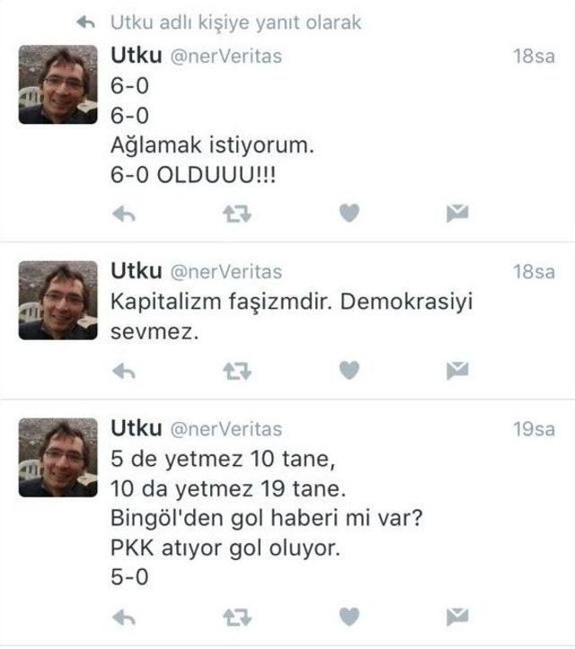 7 Şehit Sonrası Terör Örgütlerini Öven Tweetler Atan Kişi Tutuklandı