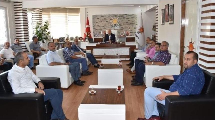 Mtso&rsquo;dan Ak Parti İl Başkanı Hakan Kahtalı&rsquo;ya Teşekk&uuml;r Ziyareti