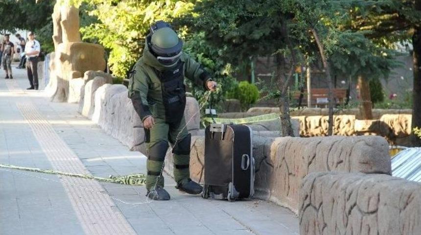 Yozgat&rsquo;ta Ş&uuml;pheli Valiz F&uuml;nye İle Patlatıldı