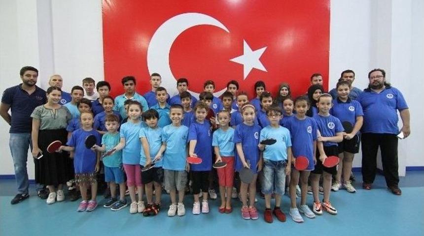 B&uuml;y&uuml;kşehirli Masa Tenis&ccedil;iler, Ortak &Ccedil;alışmada Buluştu