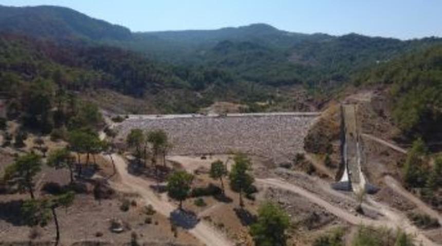 Adrasan Barajı&rsquo;nda &Ccedil;alışmalar Devam Ediyor