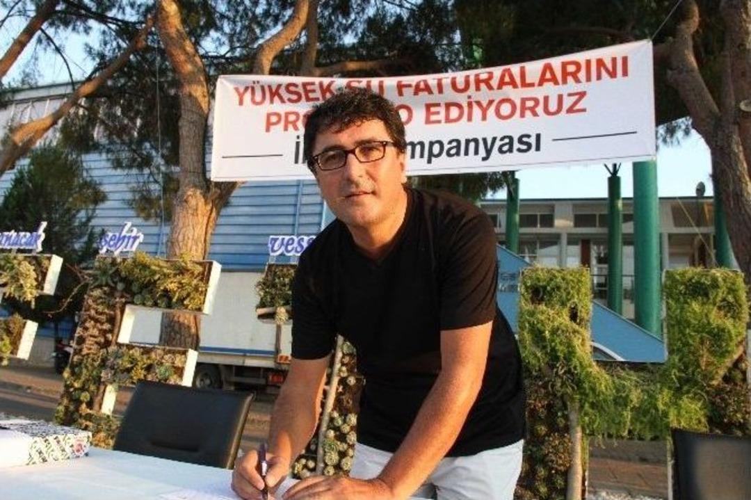 Fethiye&rsquo;de Su Zammına Karşı İmza Kampanyası
