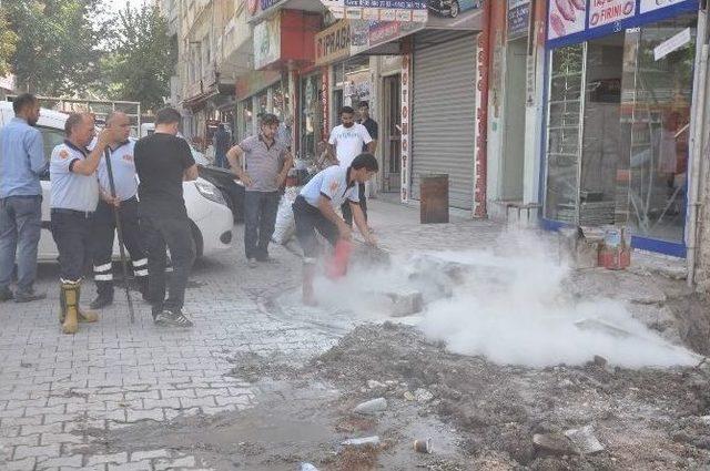 Siirt’te Doğalgaz Kaçağı Mahalle Sakinlerini Korkuttu