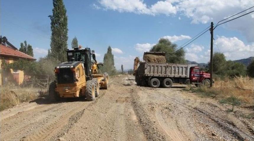 Seydişehir&rsquo;de Soğuk Asfalt &Ccedil;alışması