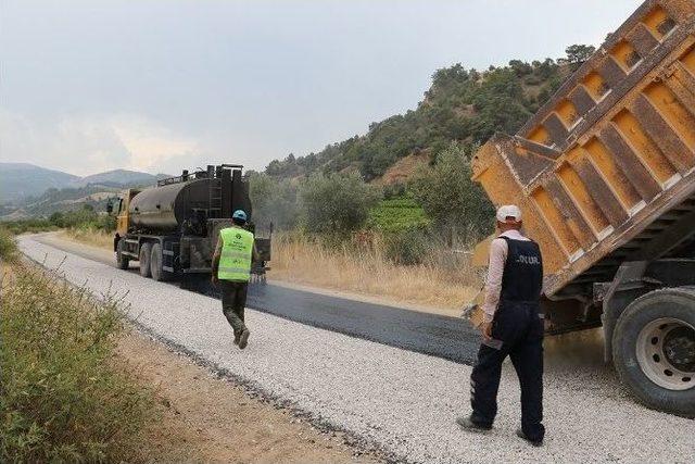 Kavaklıdere Yolunda Asfalt Çalışması