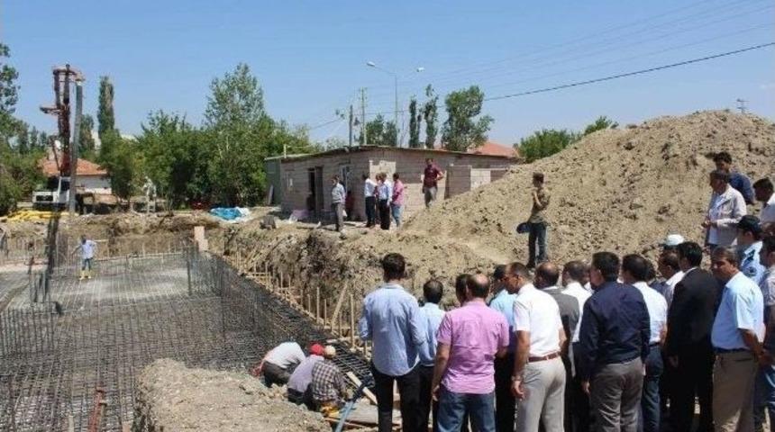 Horasan &lsquo;da Kız &Ouml;ğrenci Yurdunun Temeli Atıldı