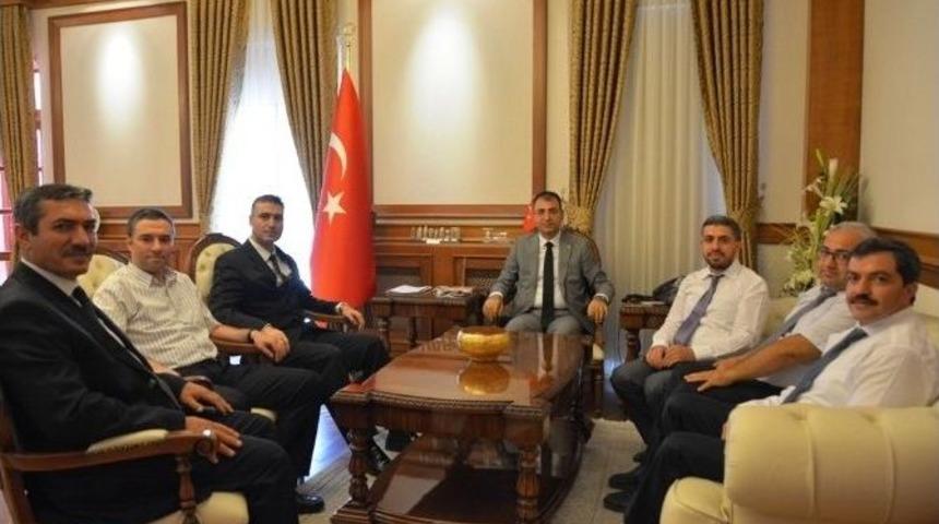 Turgut &Ouml;zal Tıp Merkezi Y&ouml;neticilerinden Vali Toprak&rsquo;a Ziyaret
