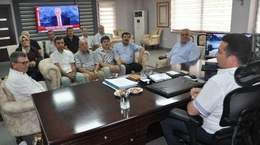 Boz&uuml;y&uuml;k Kent Konseyinden İl&ccedil;e Protokol &Uuml;yelerine Ziyaret