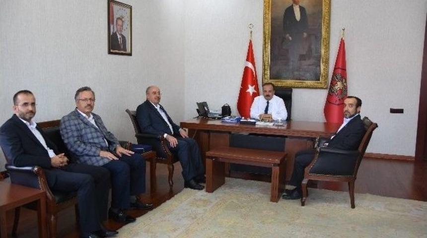 Vali Canbolat&rsquo;a T&uuml;msiad Konya Şubesinden Ziyaret