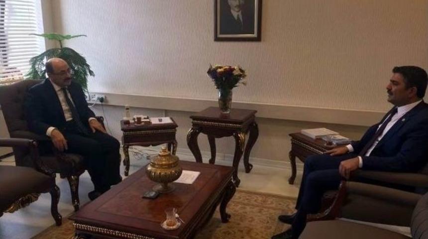 Milletvekili Polat, Y&ouml;k Başkanı Sara&ccedil;&rsquo;ı Ziyaret Etti