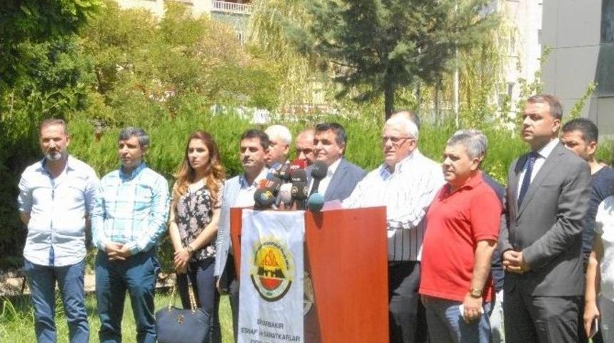 Diyarbakır&rsquo;daki İş Camiasından Ter&ouml;r Olaylarına Ortak Tepki