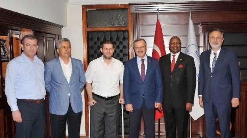 Ruanda B&uuml;y&uuml;kel&ccedil;isi Williams Nkurunziza, Kso&rsquo;yu Ziyaret Etti