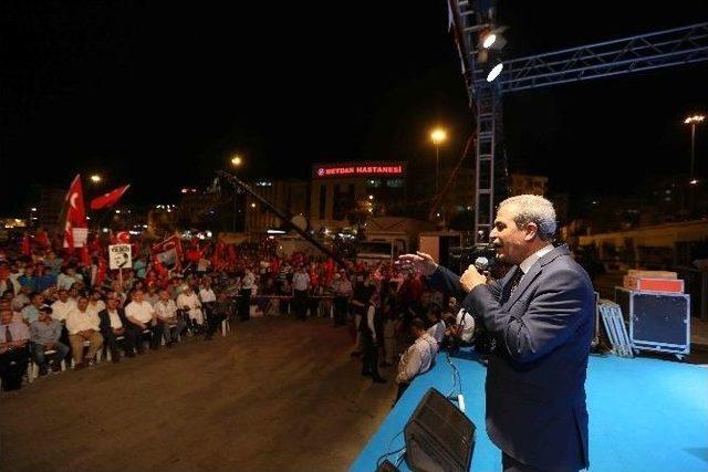 Demokrasi Nöbetinin Finaline Haliliye Belediyesi Ev Sahipliği Yaptı