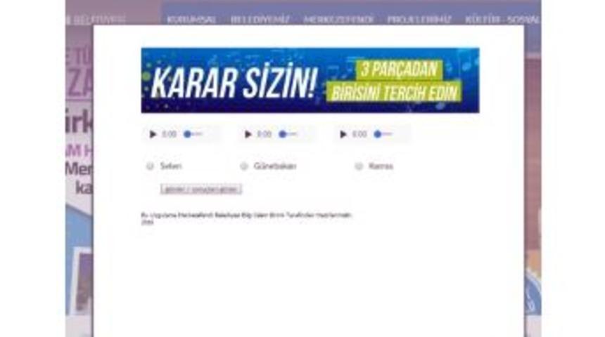 Belediyenin Kurumsal M&uuml;ziğini Merkezefendi Sakinleri Se&ccedil;ecek