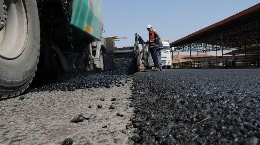 Bağıvar Ve Bismil&rsquo;de Sıcak Asfalt &Ccedil;alışması