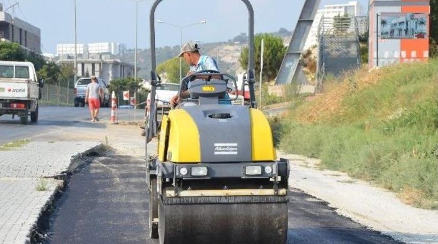 Kuşadası&rsquo;nda Yol &Ccedil;alışmaları