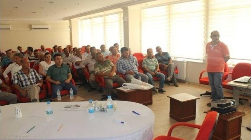Koçarlı’da Çiftçiye Pamukta Yaprak Biti Zararlısıyla Mücadele Anlatıldı
