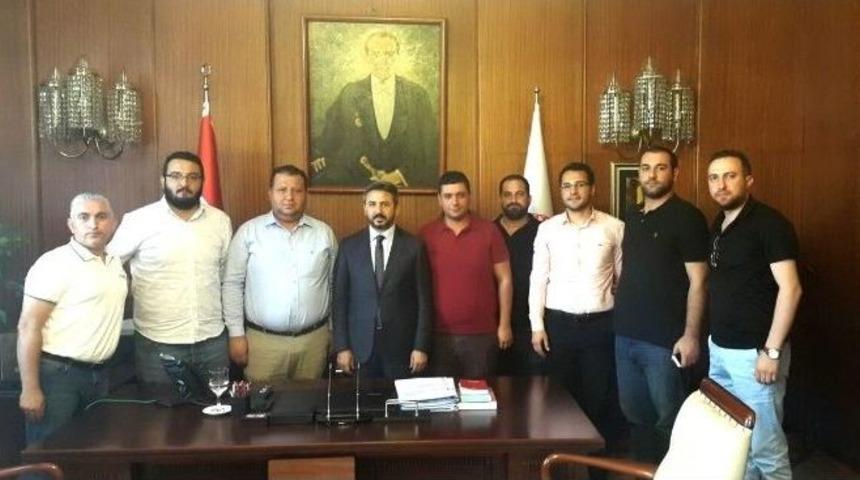 Adıyaman 1954 Spor Kul&uuml;b&uuml; Tbmm Başkanvekili Aydın&rsquo;ı Ziyaret Etti