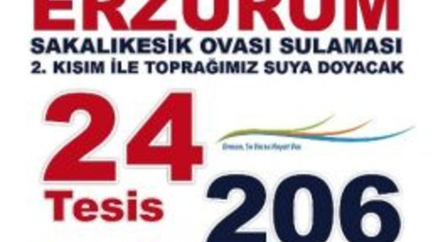 Erzurum&rsquo;a 206 Milyon Tl&rsquo;lik 24 Tesis
