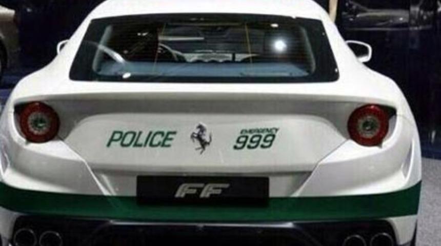 1.4 milyon dolarlık polis arabası