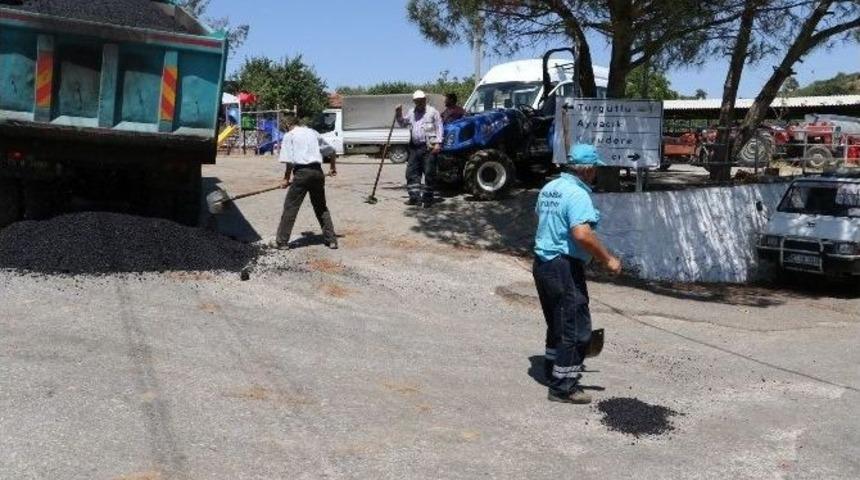 B&uuml;y&uuml;kşehirin Yama Ekipleri, Turgutlu&rsquo;da İş Başında