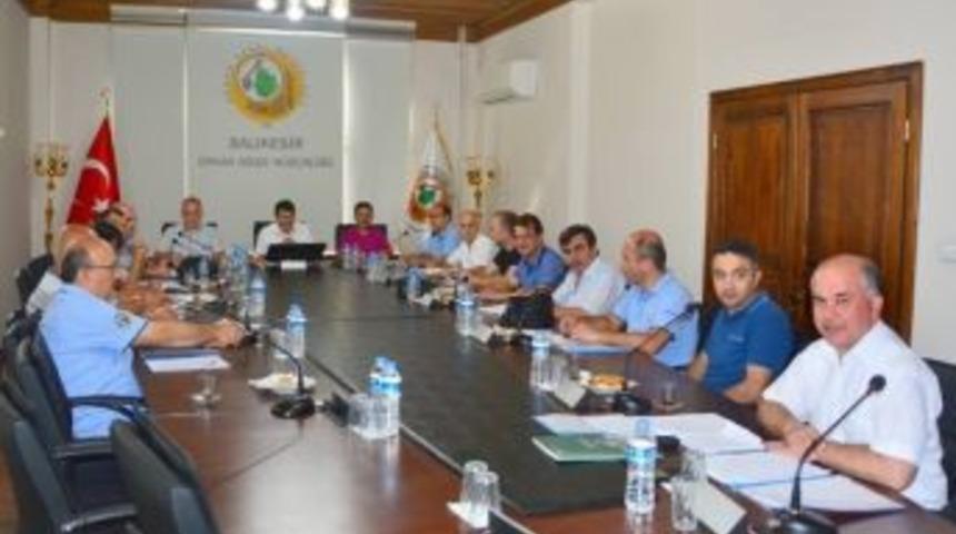 Balıkesir&rsquo;de Risk Y&ouml;netimi Toplantısı D&uuml;zenlendi