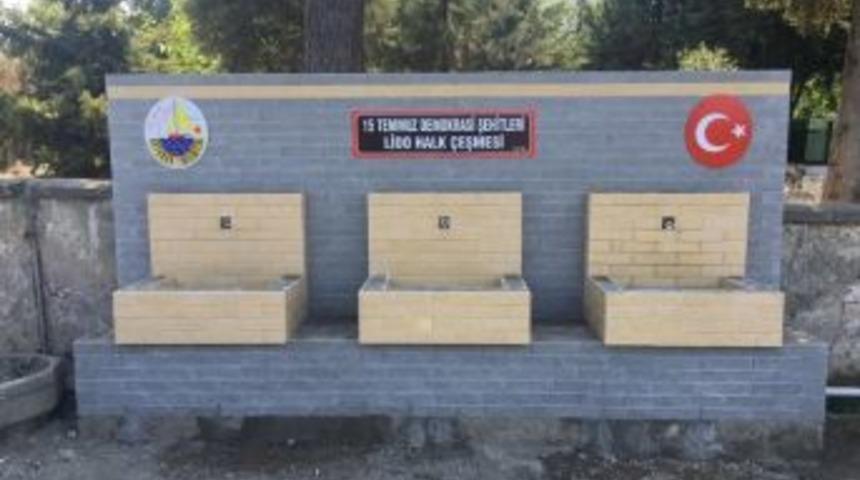 Sapanca&rsquo;da Demokrasi Şehitleri Anısına Halk &Ccedil;eşmeleri Kuruldu