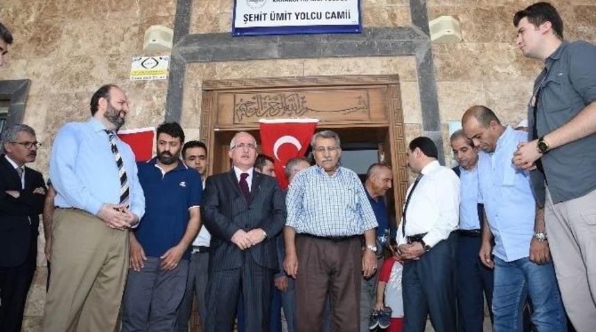 Şehit &Uuml;mit Yolcu&rsquo;nun Adı Camide Yaşayacak