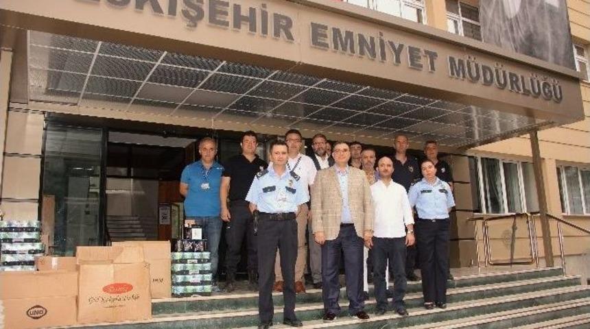 Eskişehir Huzur Sevenler Derneğinden İl Emniyet M&uuml;d&uuml;rl&uuml;ğ&uuml;&rsquo;ne Ziyaret