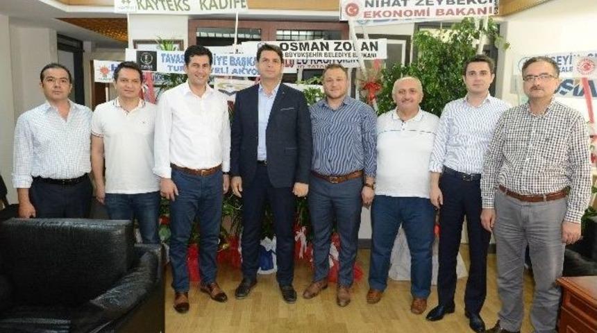 Memişoğlu&rsquo;na Ak Parti Teşkilatları İle Gen&ccedil; M&uuml;siad&rsquo;dan Ziyaret