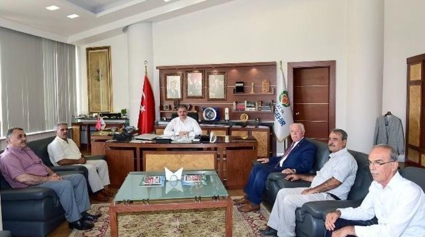 Mhp&rsquo;den Başkan &Ccedil;akır&rsquo;a Teşekk&uuml;r Ziyareti