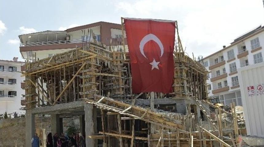 2. Ortatepe Camii&rsquo;nin Temeli Dualarla Atıldı