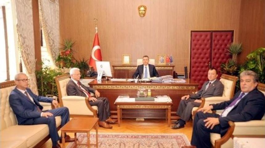Tşof Başkanı Apaydın&rsquo;dan Vali Elban&rsquo;a Ziyaret