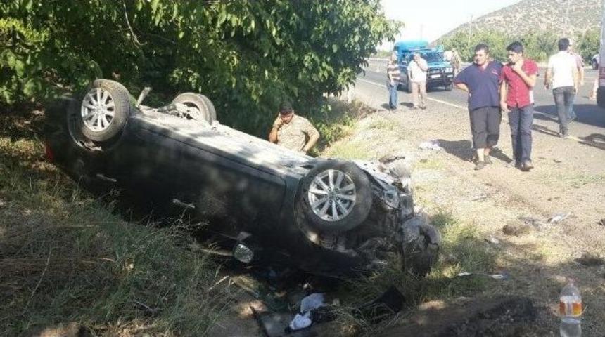 Otomobil Takla Attı: 1 Yaralı