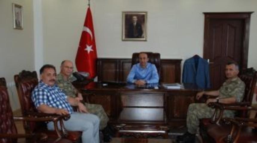 Adana Jandarma B&ouml;lge Komutanı Adıyaman Valisini Ziyaret Etti