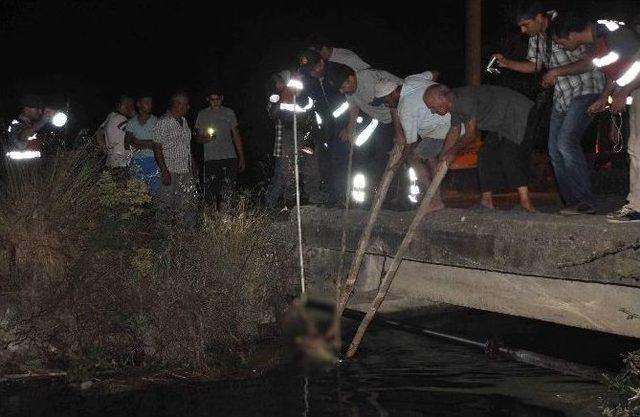 Sulama Kanalında Erkek Cesedi Bulundu