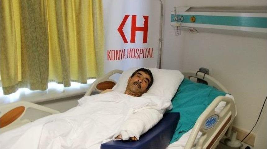 Kazada Kopan Kolu Dikildi