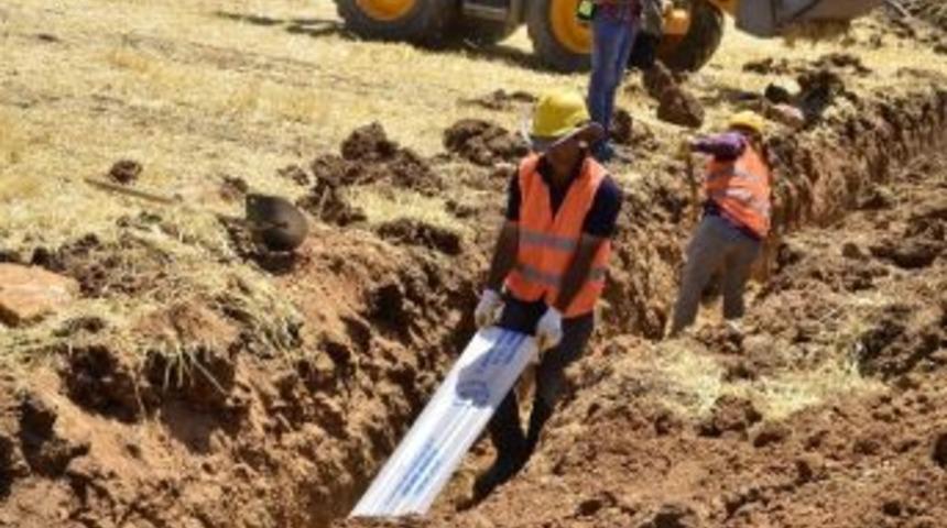 Silvan İ&ccedil;me Suyu Temin Projesi &Ccedil;alışmalarının Y&uuml;zde 35&rsquo;i Tamamlandı