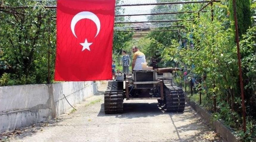 (&ouml;zel Haber) Darbecilere Kızdı &rsquo;tank&rsquo; Yaptı