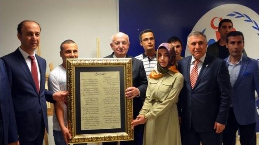 Tbmm Başkanı Kahraman Gen&ccedil;lerle Bir Araya Geldi